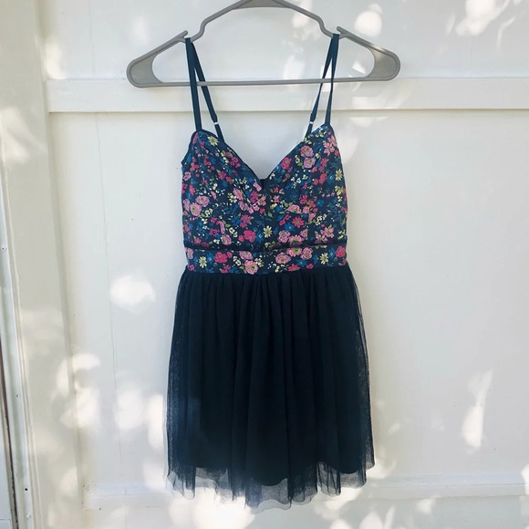 Abercrombie & fitch y2k Floral tulle dress - Picture 3 of 7